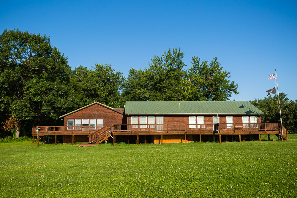 Black Bear Lodge with a great patio at THE SITE